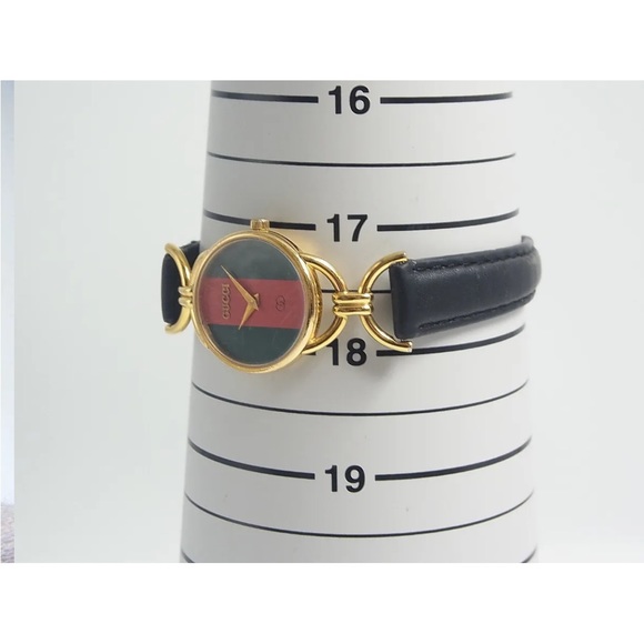 Sold Gucci 6000L Sharry Shelly Dilal 25mm Ladies Women's Swiss Qz Watch Working - Picture 15 of 16